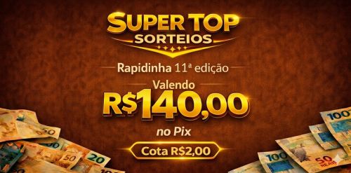 Rapidinha - 11&ordf; edi&ccedil;&atilde;o 💰